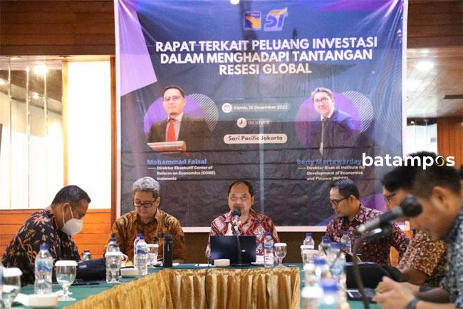 Kepri - Batam, BP Batam Gelar Rapat Terkait Peluang Investasi Dalam Hadapi Tantangan Resesi Global, Batam,Jakarta