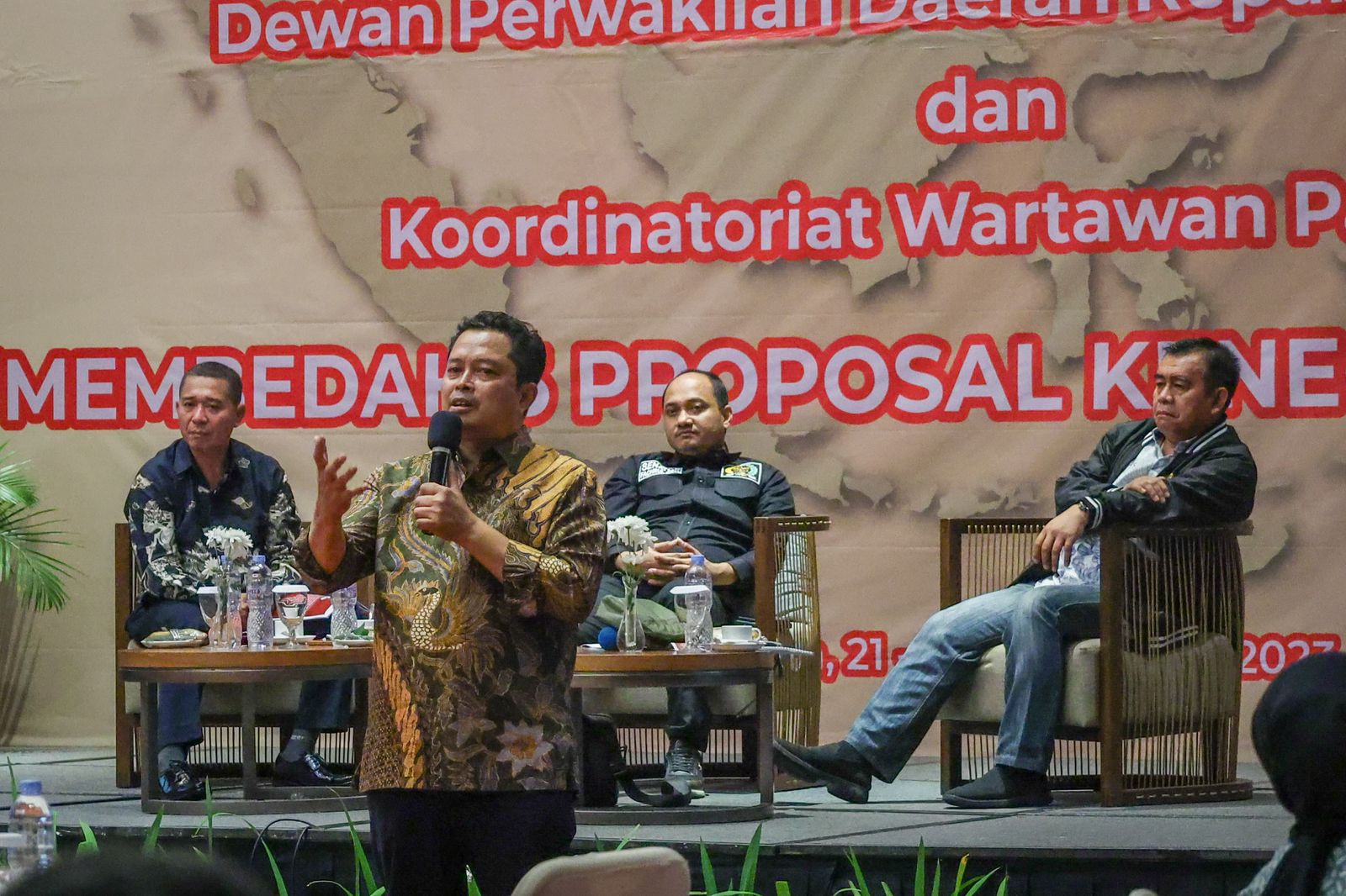 Berita - Nasional, Dukungan Media Parlemen Bisa Sukseskan 5 Proposal Kenegaraan DPD RI , DPD RI,Fachul Razi,Wartawan