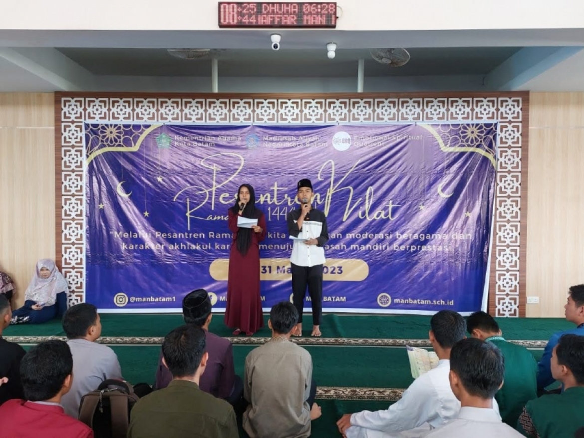 Kepri - Batam, Pesantren Kilat Ramadhan 1444H/2023M MAN Batam Resmi Dibuka, Batam