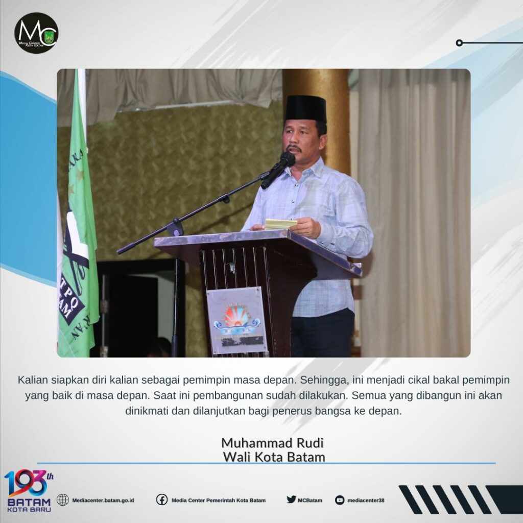 Berita - Nasional, Rudi: Siapkan Generasi Emas Kota Batam, Batam,Rudi