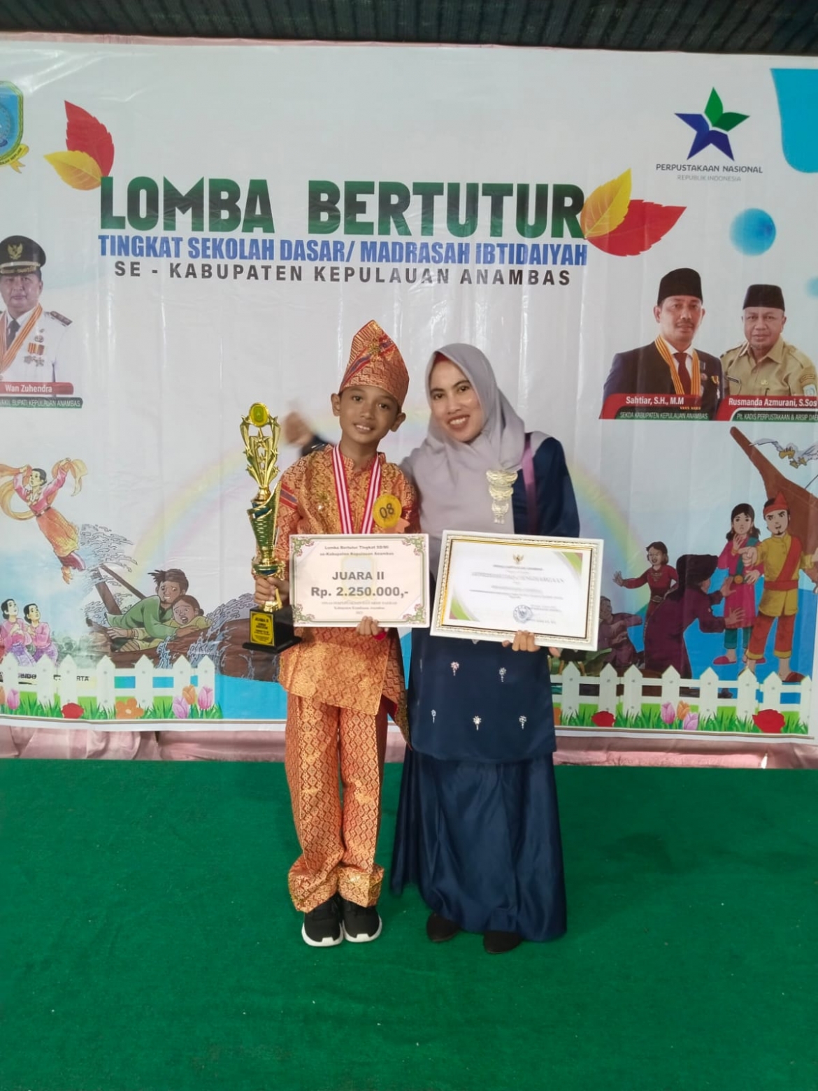 Kepri - Anambas, Siswa MIN Kepulauan Anambas Raih Juara 2 Lomba Bertutur Tingkat Kabupaten, Anambas