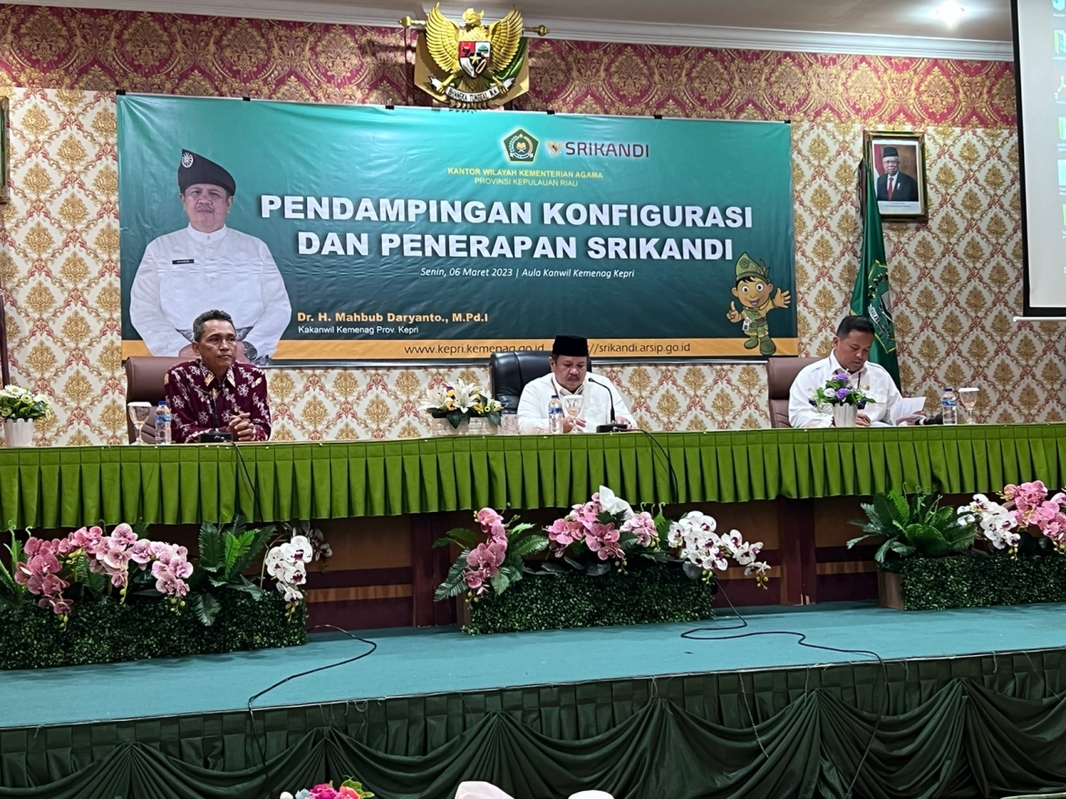 Kepri - Karimun, Tiga Pegawai Kemenag Karimun Ikuti Kegiatan Pendampingan Konfigurasi dan Penerapan Aplikasi Srikandi dan Pusaka, Karimun