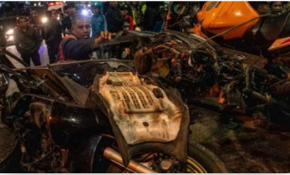 Viral, 5 Fakta Kecelakaan Maut di Exit Tol Bawen Semarang, Kecelakaan,Truk rem blong,Bawen
