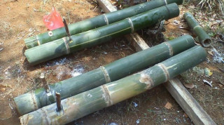 Kepri - Batam, Jarang Ditemui Saat Ramadan Tiba, Ini Cara Membuat Meriam Bambu, meriam bambu,Kepulauan Riau (Kepri),Meriam,Kabupaten Lingga,permainan tradisional