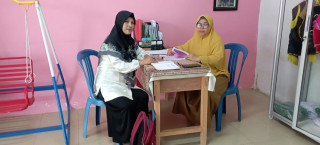 Kepri - Bintan, Pengawas Ida Nuryati Monev PBM di RA Al Falah, Bintan