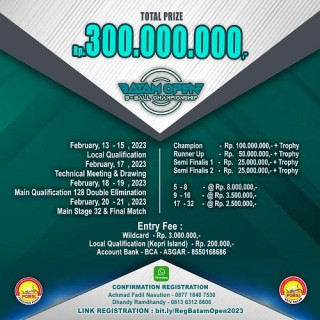 Berita - Nasional, POBSI Batam Selenggarakan Open 9 Ball Championship Pertama di Kota Batam, POBSI,Batam,Batam Open 9 Ball Championship 2023